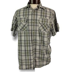 XL Canyon Guide Outfitters Men's Pearlized Snap Up Short Sleeve Shirt